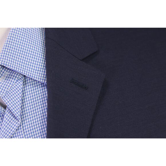 Theory Men's Chambers Solid Navy Blue Wool 2-Btn Slim Fit Blazer 36R - Picture 5 of 9